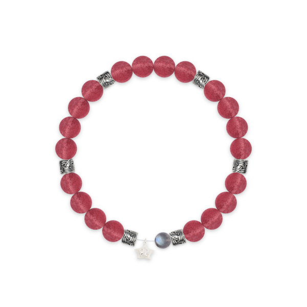 Red Strawberry Crystal & Pave Star Bracelet – 638369 Red Strawberry Crystal & Pave Star Bracelet – 638369